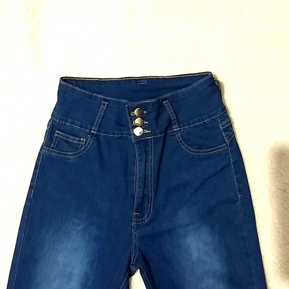 Skinny Jeans,High Waist, Butt Lifting, Size L Junior/ Adult M - Picture 8 of 11